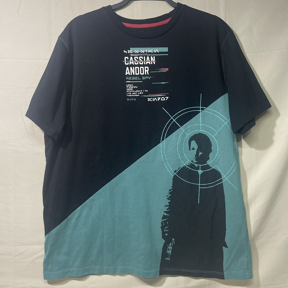 Star Wars Galaxy's Edge "Cassian Andor" Rebel Spy Mens Size Large